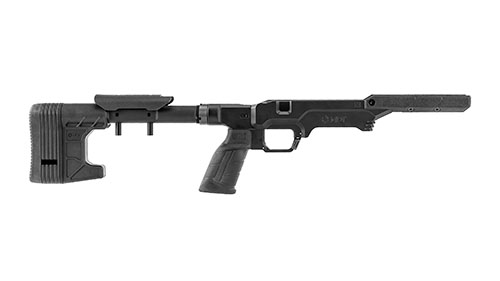 MDT LSS GEN3 Worker Kit erbjuder pålitlighet, bärbarhet och enkelhet med professionella funktioner som AICS mag-kompatibilitet och M-LOK fästen.